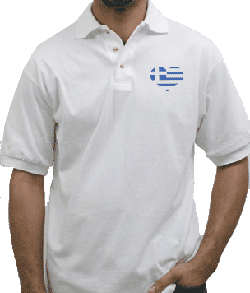 Greek Heart Men's Polo