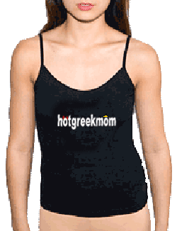 hotgreekmom Women's Spaghetti Strap T